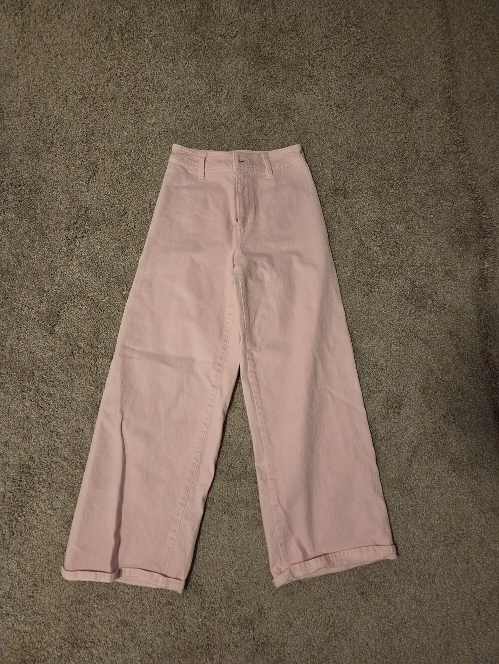 Universal Thread Pastel Pink Wide-Leg Jeans